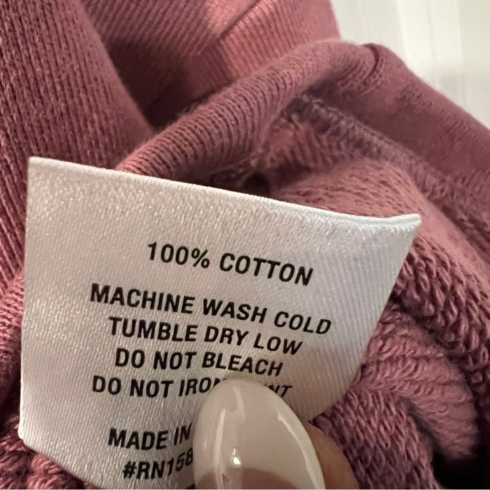 Nwt Revolve Honor The Gift Fleece Sweatshirt (Purple / Mauve) Xs S — image 6 of 7